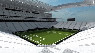 🌆 CONSTRUINDO A ARENA CORINTHIANS NO MINECRAFT [upl. by Tita]