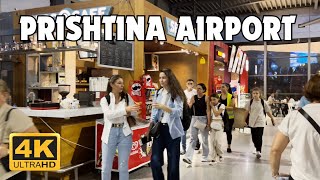 Aeroporti i Prishtines  September 2024 Walkaround 4K [upl. by Melamed247]