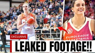 Caitlin Clark Just LEAKED Footage Of Playing In EUROPE amp WNBA Fans Reacted SHOCKINGLY [upl. by Ettesyl]