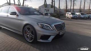 Jahreswagen der Woche  S63 AMG mit Keramikbremse designo Lackierung und mehr [upl. by Gilbert]