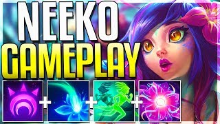 Worlds First Neeko Gameplay All Spells Skins amp Emotes Revealed  League of Legends [upl. by Buderus247]