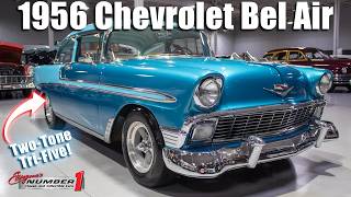 1956 Chevrolet Bel Air  Two Tone TriFive Beauty [upl. by Kezer]