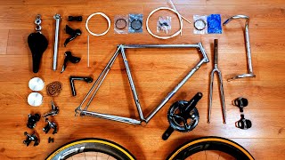 DREAM BUILD BIKE  vintage bianchi  road bike restoration project [upl. by Griswold]