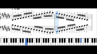 SCALE IN CONTRARY MOTION IN KEY C SHARP MAJOR [upl. by Sabra]