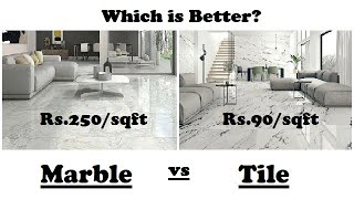 Marble vs Tile Which is Better [upl. by Airun]