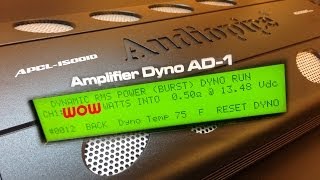 Audiopipe APCL15001D SMD Amp Dyno Dynamic Power at 05 ohms WOW [upl. by Gula246]