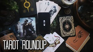 TAROT ROUNDUP  Autumn Deck Haul and Witchcraft Book TBR [upl. by Stratton]