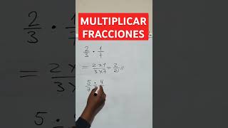 MULTIPLICACION y DIVISION  FRACCIONES [upl. by Yklam]