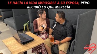 Le hacía la vida imposible a su esposa pero recibió lo que merecía Parte 1 [upl. by Iek]