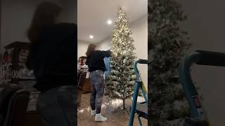 Adding The Original Warm Snake Lights to a Sparse Christmas Tree [upl. by Ojyma]