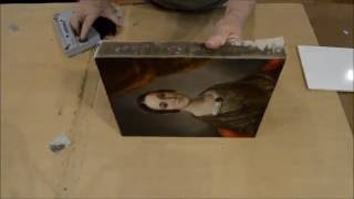 HOW TO RESTRETCH AND VARNISH AN OIL PAINTING [upl. by Doughman934]