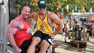 KRIZO VISITS SCITEC MUSCLE BEACH [upl. by Jeniece]