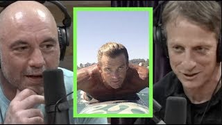 The Time Tony Hawk Went Surfing with Laird Hamilton  Joe Rogan [upl. by Alfonzo]