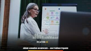 Sommaire ： Mathématiques – 3ᴱ̀ᴹᴱ Sc expérimentales [upl. by Aleras416]