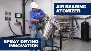 Revolutionary Air Bearing Atomizer Changes The Future Of Spray Drying Powders  DEDERT [upl. by Raybin]