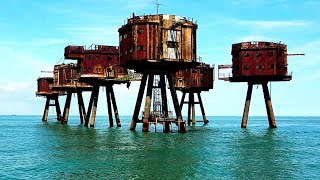 Maunsell Forts Red Sands Towers amp SS Richard Montomery [upl. by Darnall903]