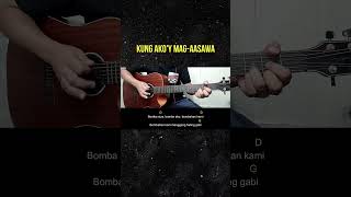 Kung Akoy Magaasawa  Unknown Artist  Guitar Tutorial [upl. by Lyram]