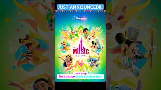 ⁠DisneylandParis’s very first Disney Music Festival ANNOUNCED musicfestival disneylandparis [upl. by Dougie354]