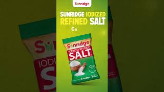 Sunridge Iodized Refined Salt makes every dish taste best [upl. by Bush]