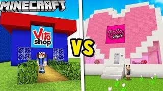 VITOSHOP VS BELLASTYLE W MINECRAFT  Vito vs Bella [upl. by Binah]