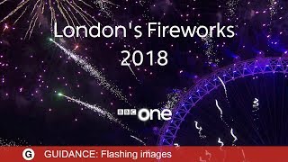 London Fireworks 2018 LIVE  New Years Eve Fireworks 2017  2018  BBC One [upl. by Elyrrad]