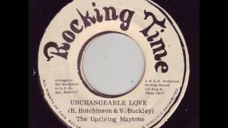 The Uprising Maytone  Unchangeable Love  Dub  7quot Rocking Time 1975  KILLER ROOTS 70S DANCEHALL [upl. by Ribble463]