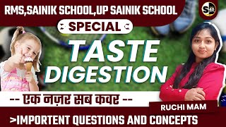 SCIENCE TASTE AND DIGETION  RUCHI MAM [upl. by Reta]