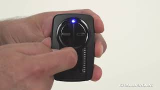 How to Program Chamberlains Universal Remote Control Model KLIK3U to a Garage Door Opener [upl. by Cerveny]