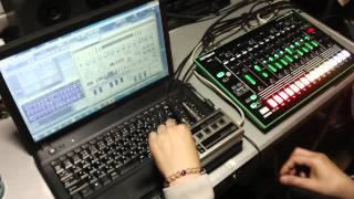 Roland TR8 as an Audio Interface featBassBoy【重低音少年】 [upl. by Rew191]