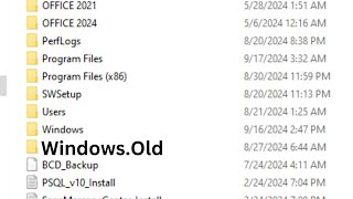 Delete Windowsold folder from Windows 781011 [upl. by Anatnahs755]