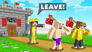 I KICKED My Friends Out Of Our Minecraft World Cherry Island [upl. by Bevis]