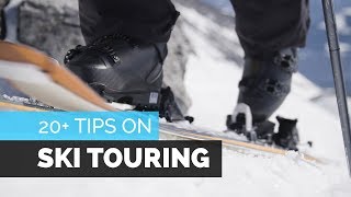 How To Ski Tour  Safety Kick Turns Planning and More [upl. by Adimra]