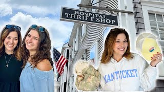 Come Thrift with me on Nantucket Island Vacation Day Vlog Thrift Across New England [upl. by Bacchus]