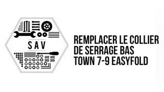 Comment Remplacer le collier de serrage bas  Trottinette Town EasyFold  OXELO WORKSHOP [upl. by Esaele]