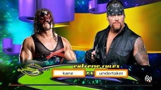 Kane vs Undertaker quotAmerican Badassquot WWE 2K15 [upl. by Lerrad]