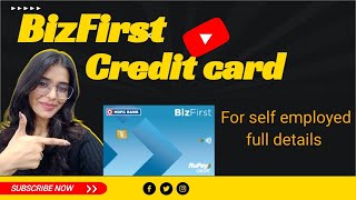 BizFirst credit card kya hota hai  business credit card benefits Rupay credit card credit card [upl. by Wehtam723]