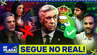 👀 ANCELOTTI RENOVOU COM O REAL MADRID quotDESDE O 7 A 1 É A MAIOR VERGONHA DO FUTEBOL BRASILEIROquot [upl. by Gertruda]