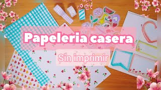 Diseña tu propia papeleria casera a mano y sin imprimir♥️ [upl. by Assereht]