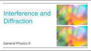 Interference and Diffraction  General Physics II [upl. by Llevaj]