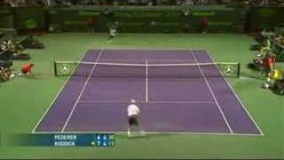 Miami 08 QF Federer vs Roddick Pt2 [upl. by Anelleh]