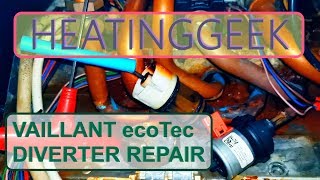 Vaillant ecoTec Diverter Valve Repair Leaking Valve Fixed buycombi Kit Review leaking ecotec [upl. by Renita585]