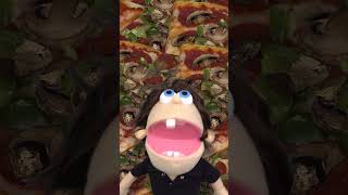 Pizza Party song shorts BabyBigMouth pizza kidssong funny kidssongs toddler puppet [upl. by Odragde642]