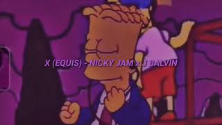 Nicky Jam x J Balvin  X EQUIS slowed  reverb [upl. by Ardet]