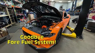 Upgraded the Fuel System AGAIN  1000hp Mustang [upl. by Lerat]