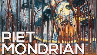 Piet Mondrian A collection of 131 works HD [upl. by Alcine968]