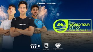 ITF BT100 FRANCA SP  SEMIFINAL MASCULINA DBALLERINIDCOLLANI X NPORTERAMANCIO [upl. by Frear]