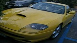 Yellow Ferrari 550 Maranello [upl. by Airamas]