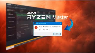 Ryzen Master Driver not Installed properly [upl. by Gradey]