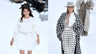 Penelope Cruz Cara Delevingne and More Honor Karl Lagerfeld at Chanel Show [upl. by Ossie]