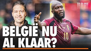 BELGIË stelt weer teleur met LUKAKU  FCA EKDAILY 5  Live van 12001300 [upl. by Ury767]